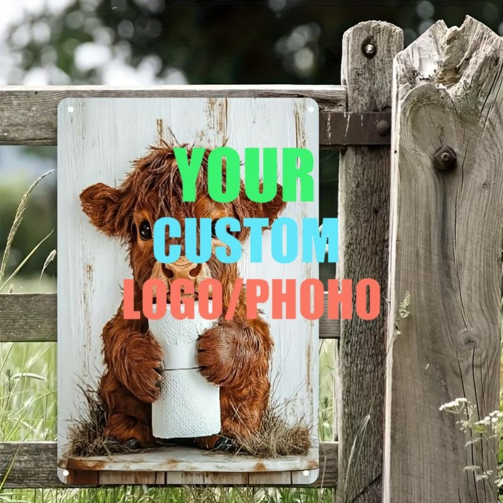 Pet Portrait Custom - 2D Flat Custom Metal Tin Sign