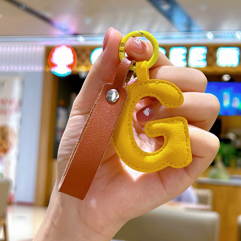 A to Z PU Leather Initial Lett - Monogram Keychain Leather recensione e prezzo
