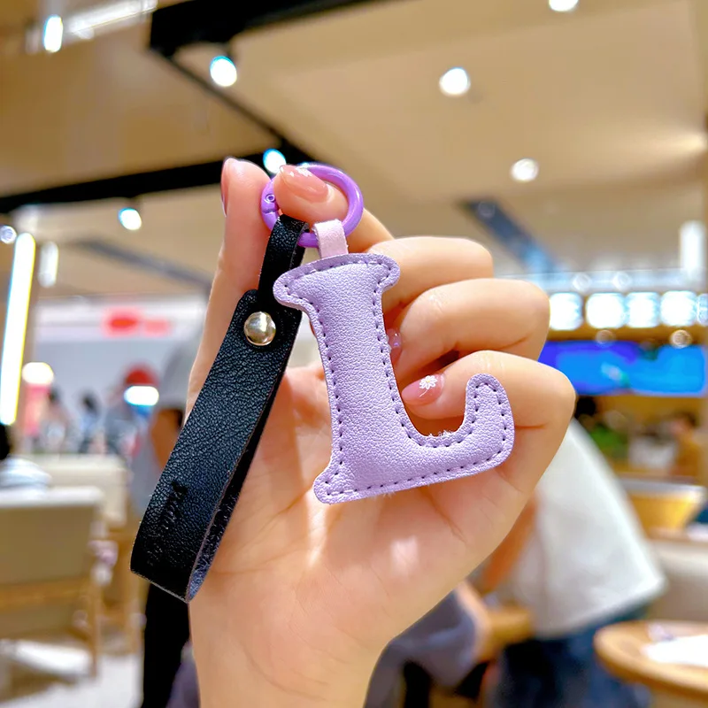A to Z PU Leather Initial Lett - Monogram Keychain Leather recensione e prezzo