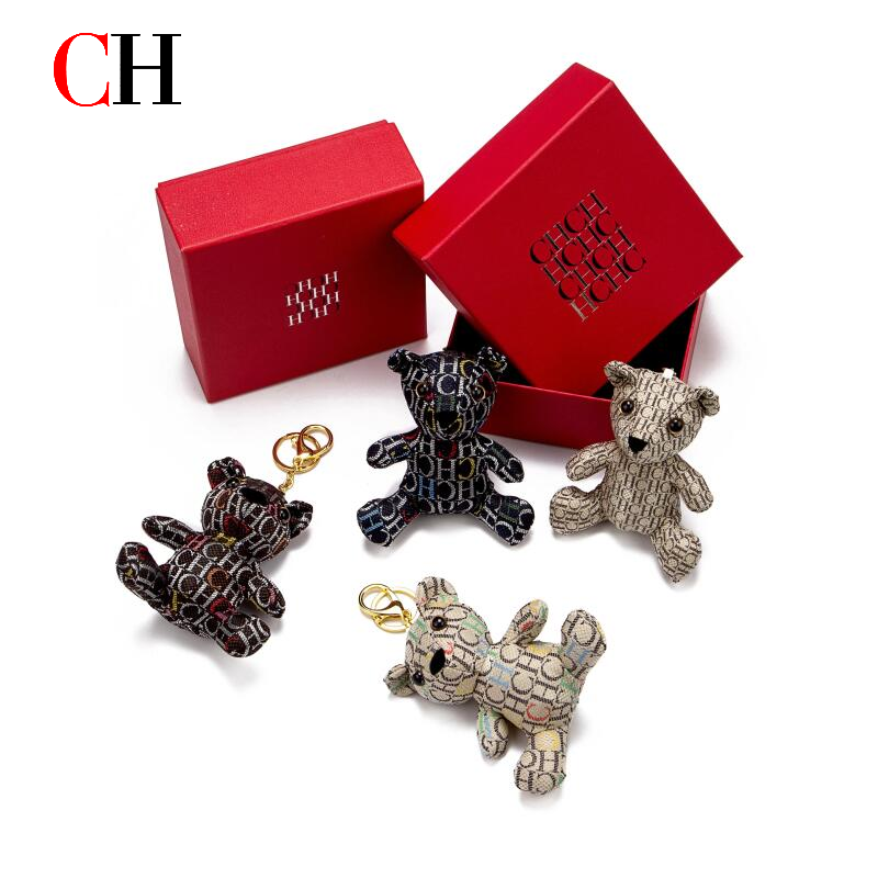 CH Bear Plush Keychain Monogra - Monogram Keychain Leather recensione e prezzo