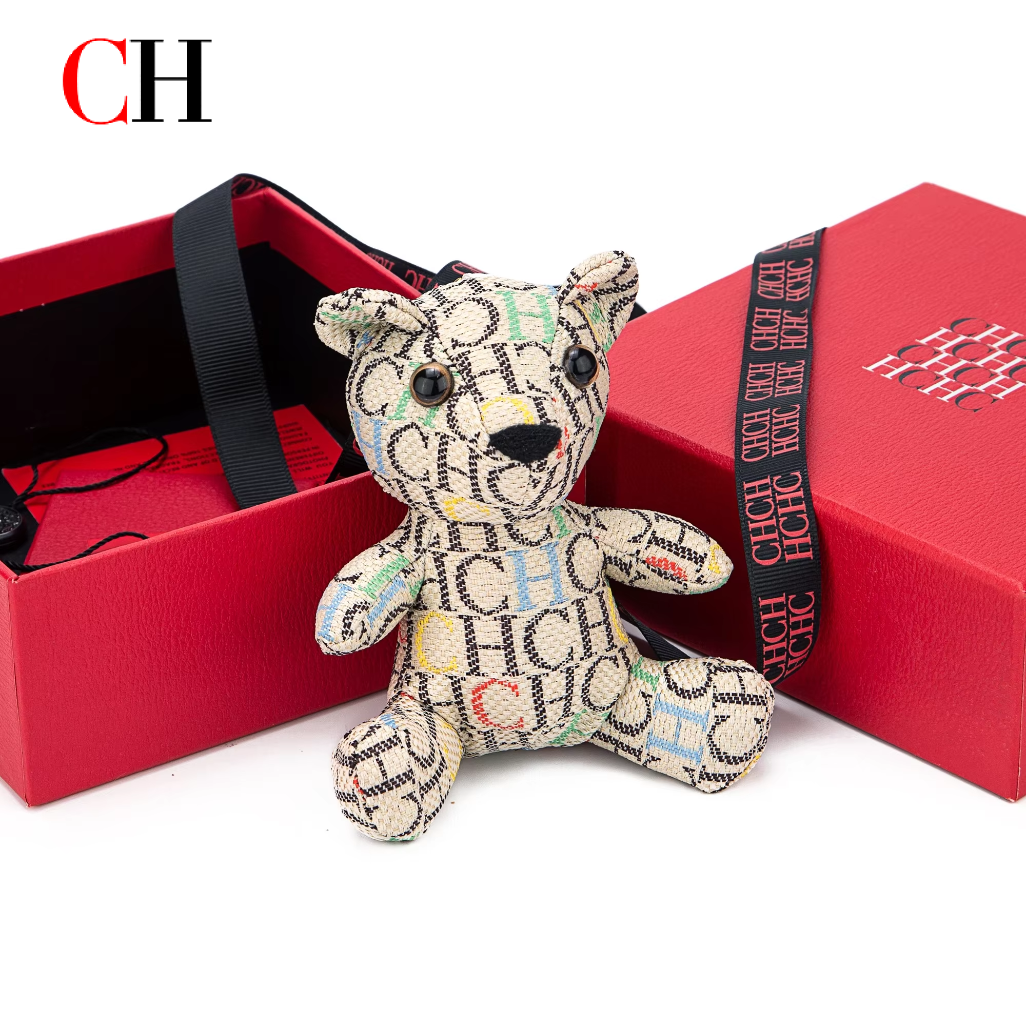 CH Bear Plush Keychain Monogra - Monogram Keychain Leather recensione e prezzo