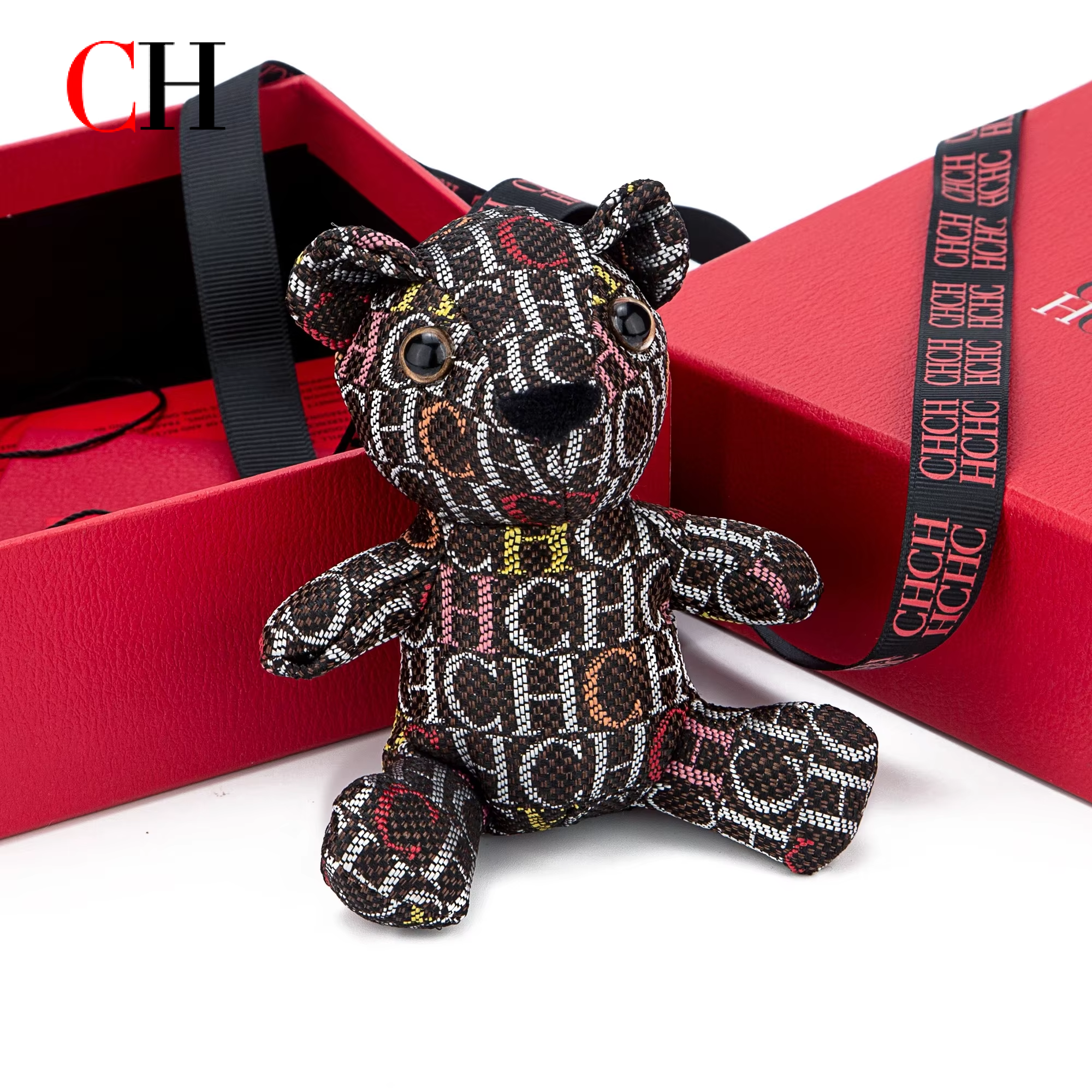 CH Bear Plush Keychain Monogra - Monogram Keychain Leather recensione e prezzo