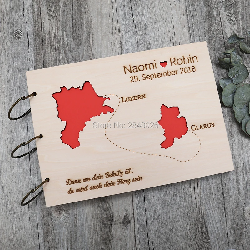 Rustic personalized wedding gu - Custom Photo Book recensione e prezzo