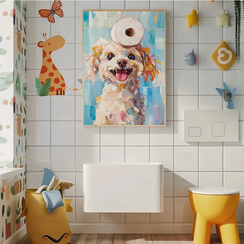 1pc frameless Toilet Paper Ani - Pet Portrait Custom recensione e prezzo