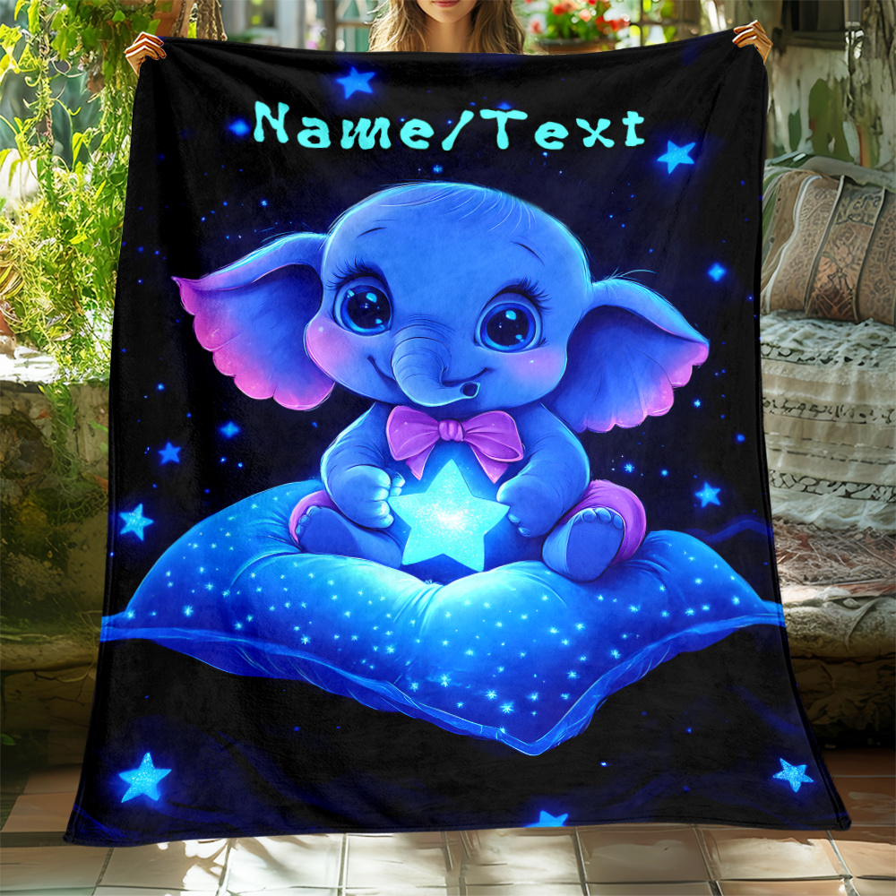 Personalized Cute Blue Elephan - Custom Night Sky recensione e prezzo