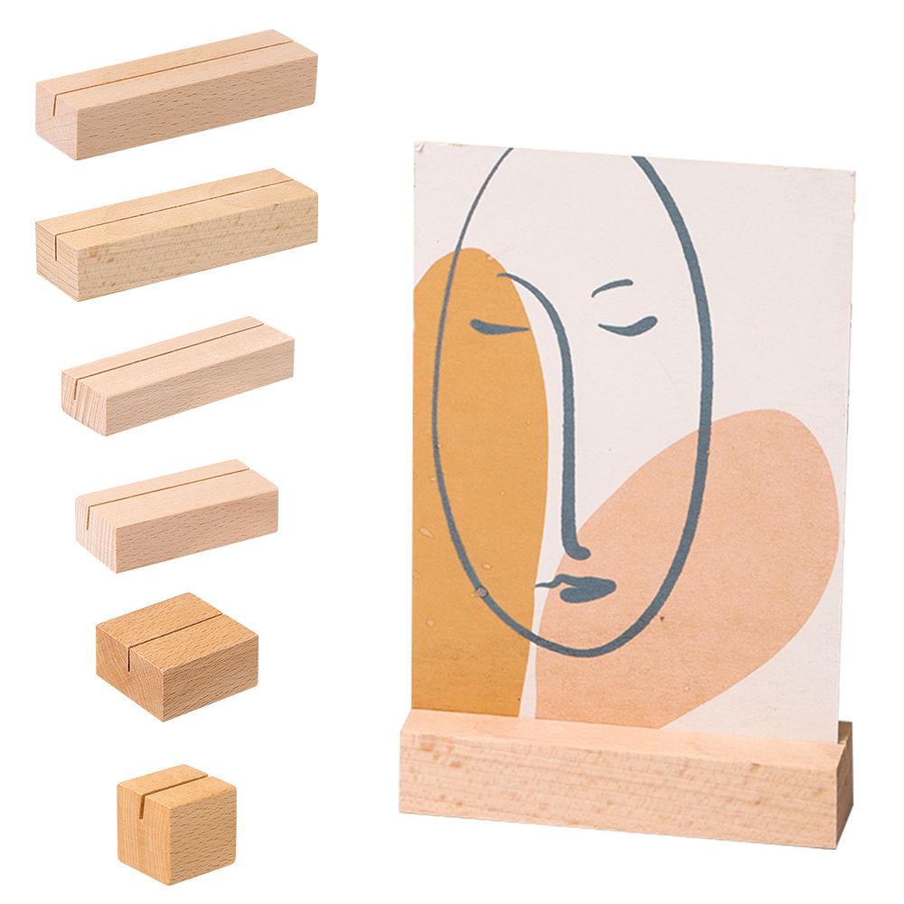 Picture Frame Base Desk Card N - Engraved Wood Frame recensione e prezzo