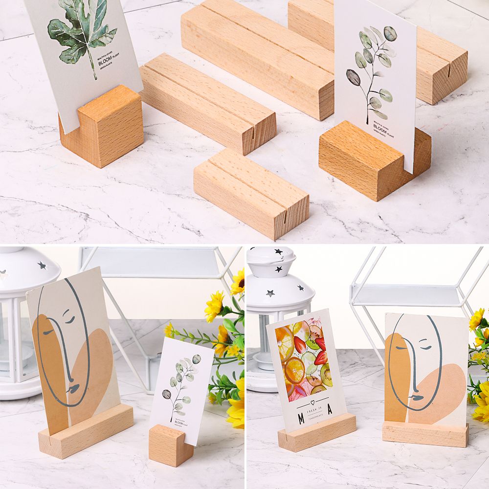Picture Frame Base Desk Card N - Engraved Wood Frame recensione e prezzo