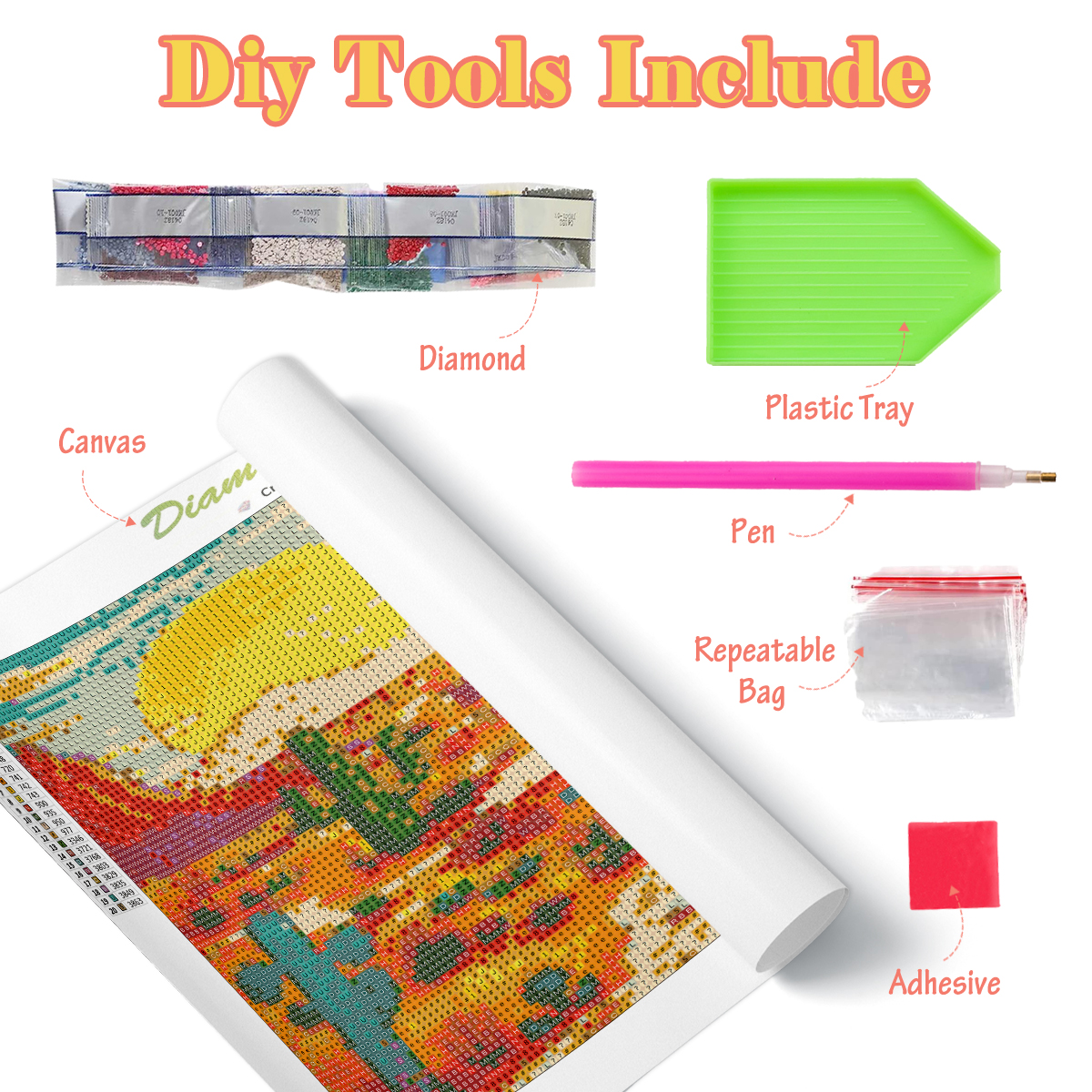 Frameless, DIY Diamond Paintin - Photo Mosaic Print recensione e prezzo