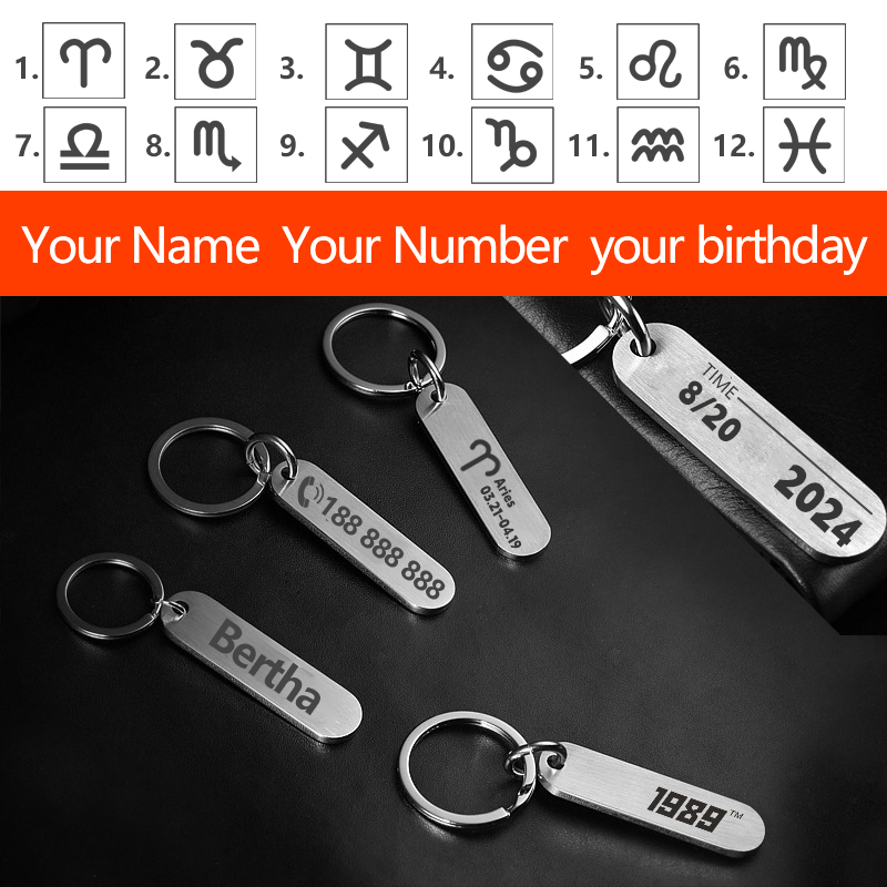 Customized Key Chains with Las - Initial Ring Custom recensione e prezzo