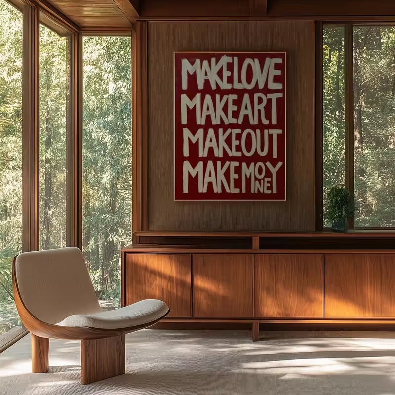 Modern,Retro Self Made Love Ki - Custom Map Poster recensione e prezzo