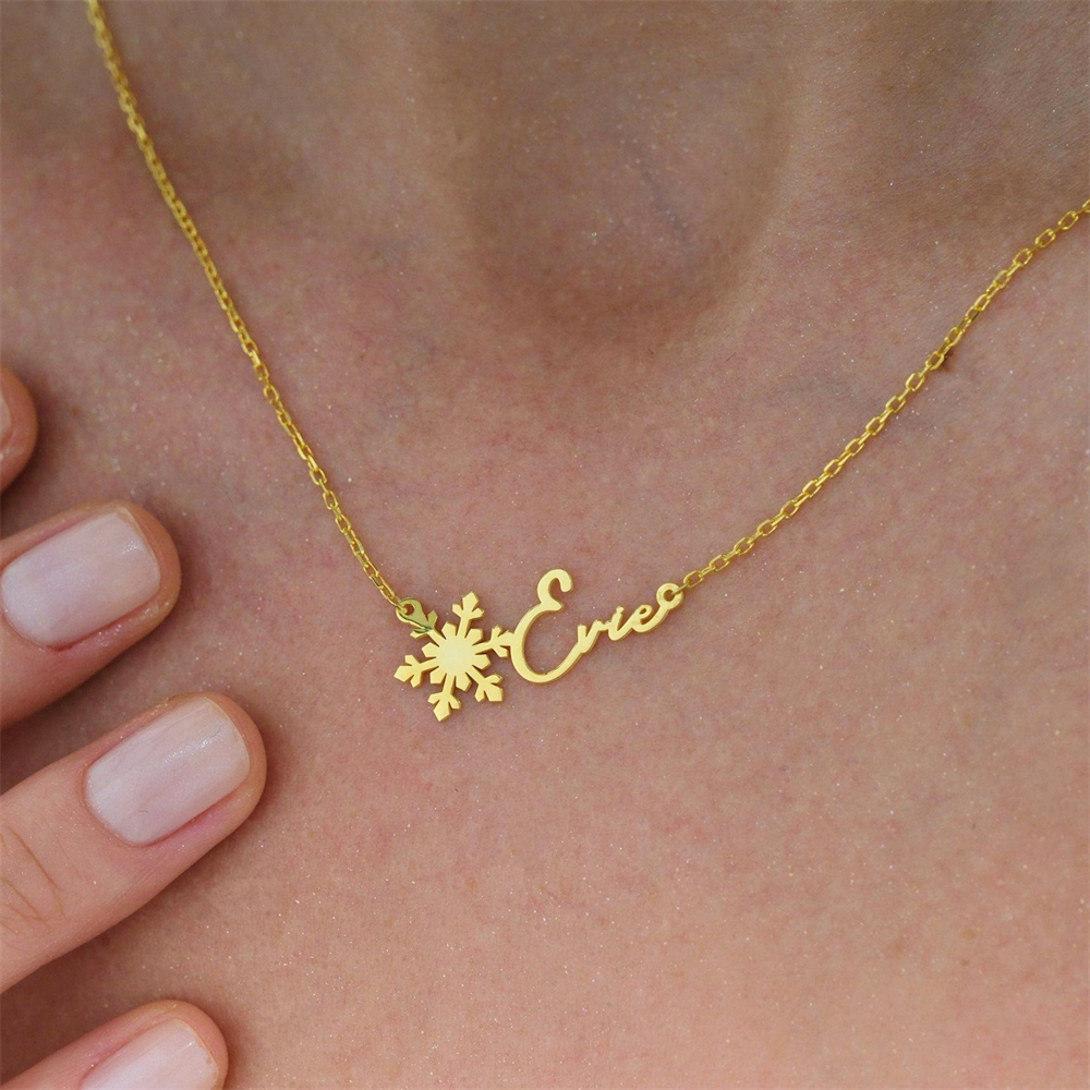 Custom Simple Name Necklace St - Birth Flower Necklace recensione e prezzo