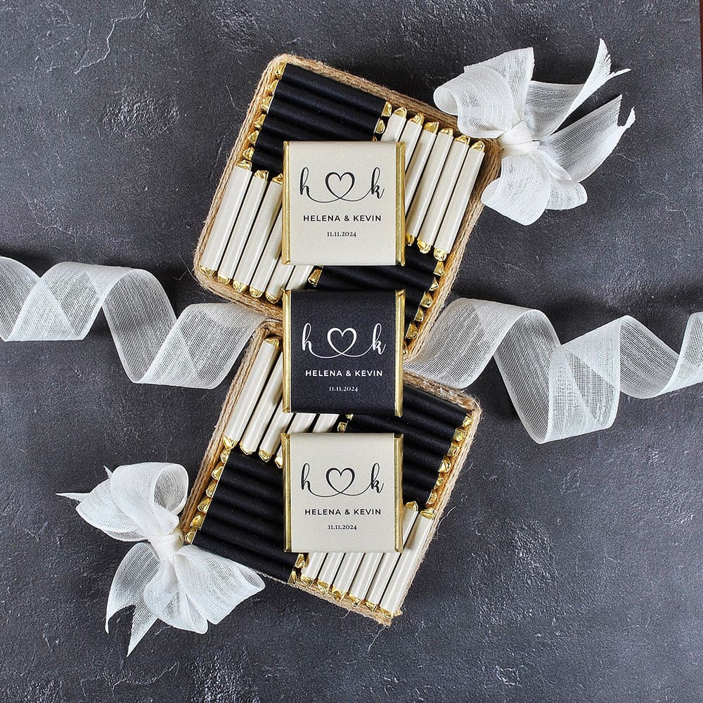 50pcs Wedding Chocolate Packin - Personalised Candle Label recensione e prezzo