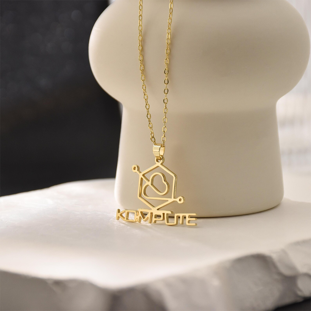 Custom Company Logo Necklace P - Name Necklace Custom recensione e prezzo