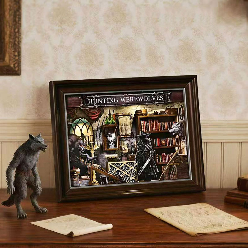 DIY 3D Wooden Book Nook Kit Mi - Engraved Wood Frame recensione e prezzo