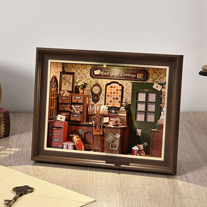 DIY 3D Wooden Book Nook Kit Mi - Engraved Wood Frame recensione e prezzo