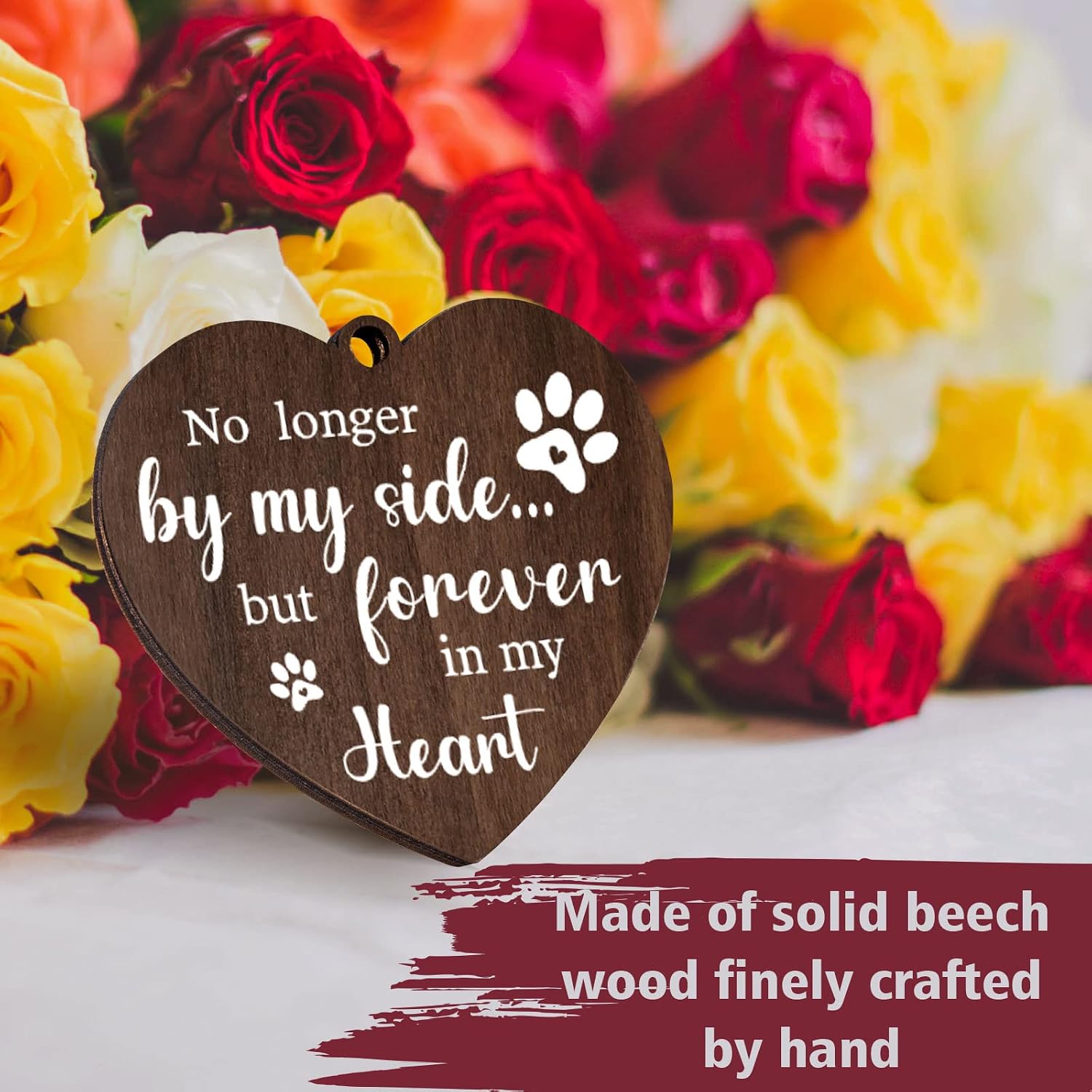 Pet Memorial Photo Frame for D - Engraved Wood Frame recensione e prezzo