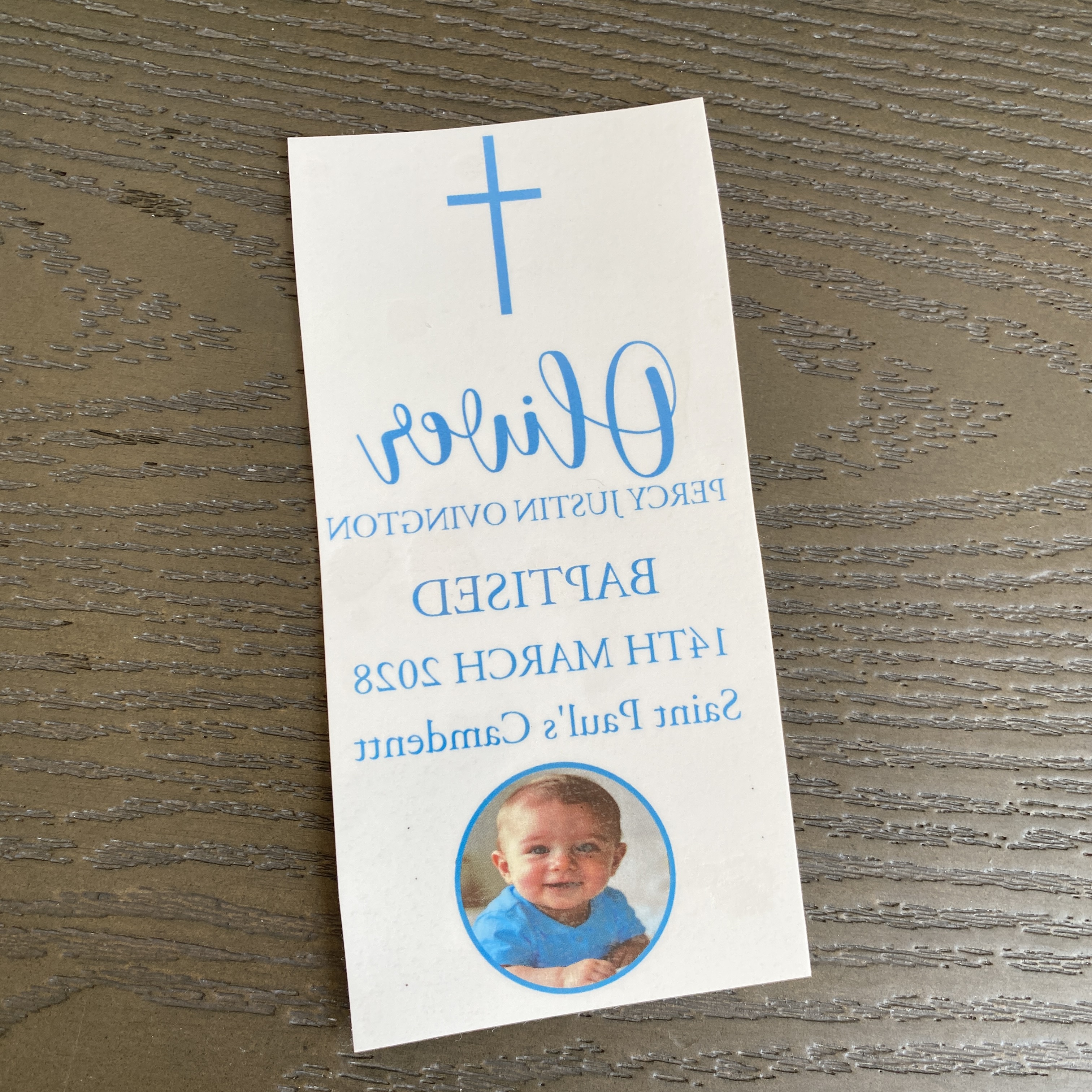 Custom Wedding Photo Stickers  - Personalised Candle Label recensione e prezzo