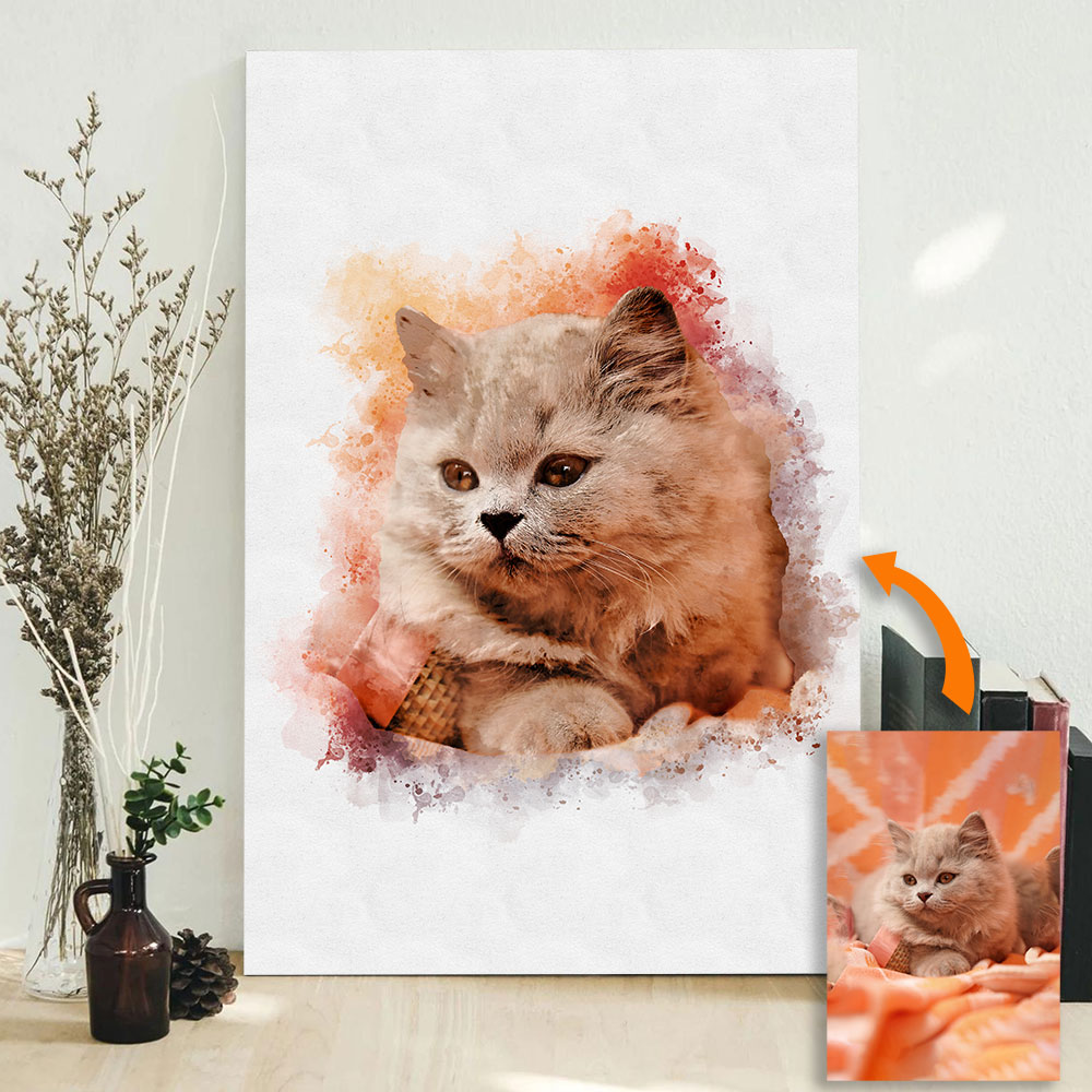 Custom Pet Portrait from Photo - Pet Portrait Custom recensione e prezzo