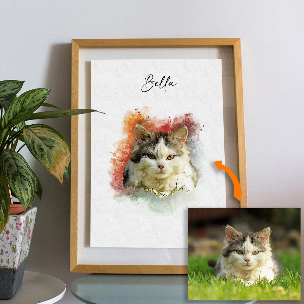 Custom Pet Portrait from Photo - Pet Portrait Custom recensione e prezzo
