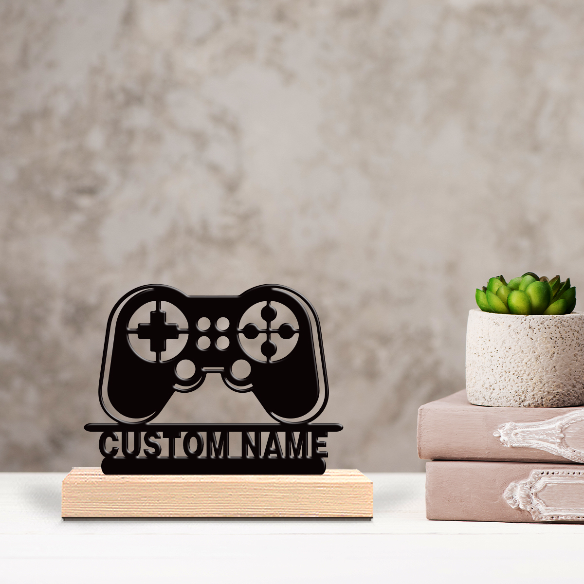 1pc Personalized Custom Game c - Engraved Wood Frame recensione e prezzo