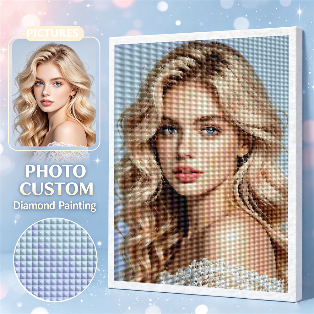 HUACAN Diamond Art Painting Ki - Photo Mosaic Print recensione e prezzo