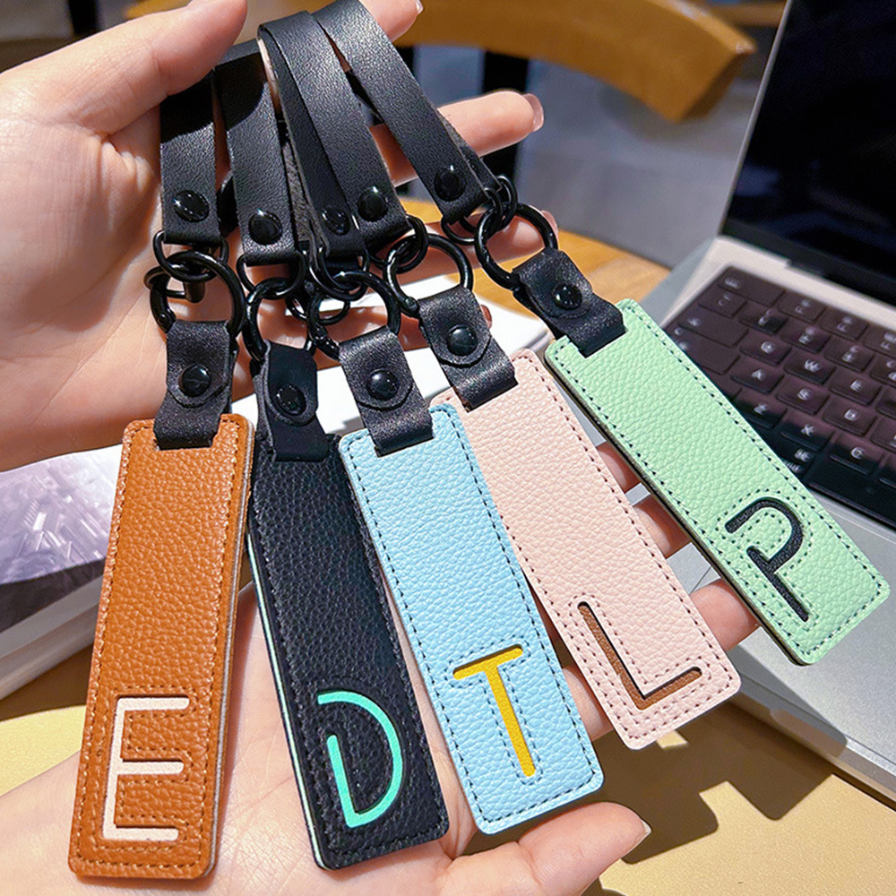 Classic Pu Leather Keychain A- - Monogram Keychain Leather recensione e prezzo