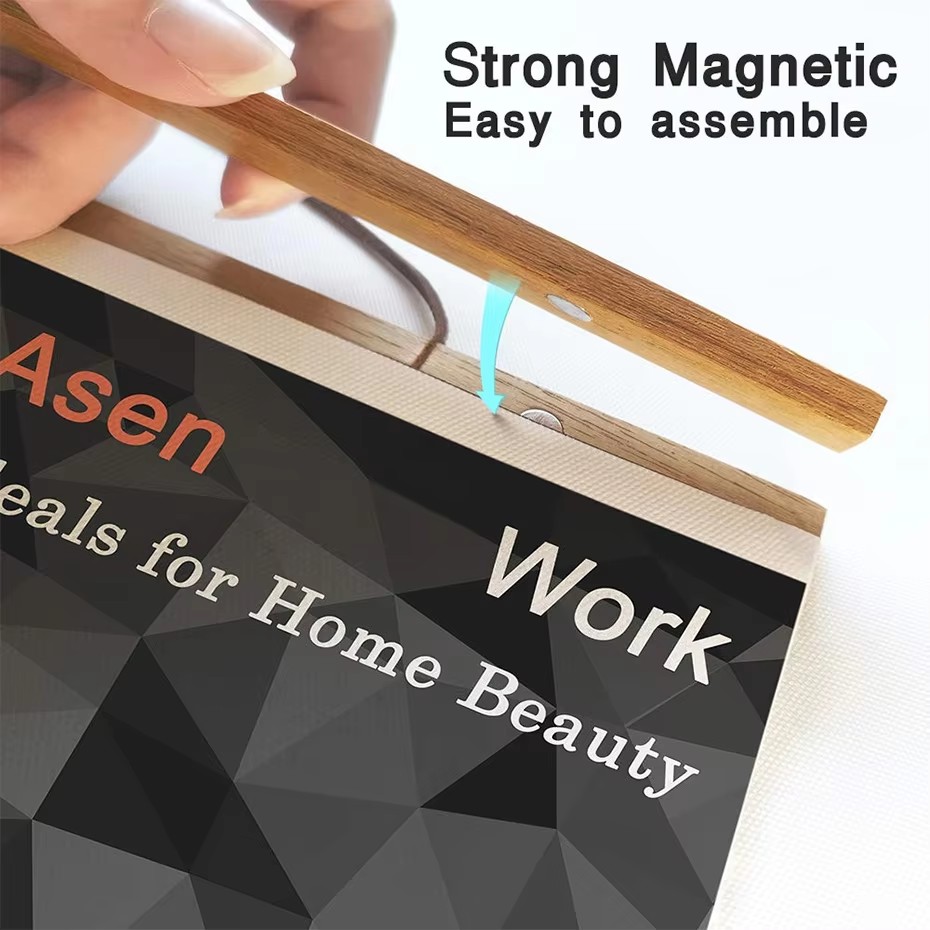 7 Colors 30 40 50cm Magnatic P - Engraved Wood Frame recensione e prezzo