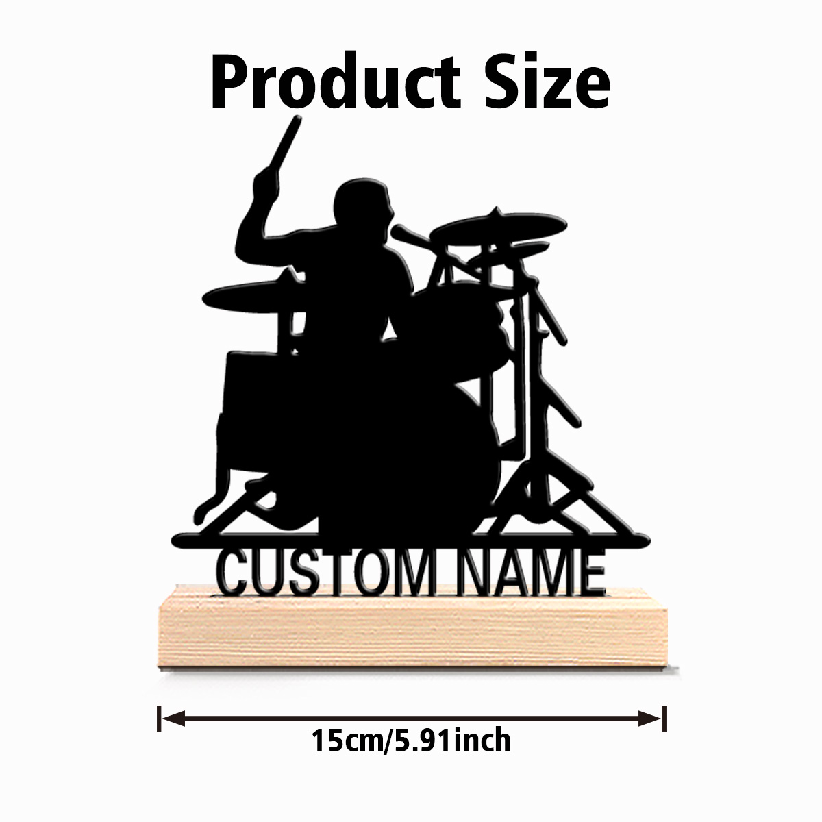 1pc Stylish Personalized Custo - Engraved Wood Frame recensione e prezzo