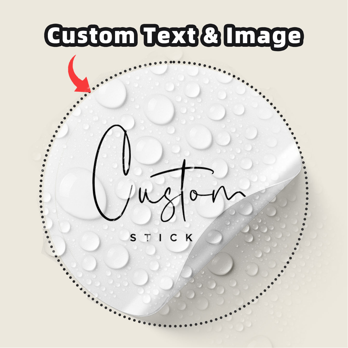 1-100Pcs Custom Waterproof Rou - Personalised Candle Label recensione e prezzo