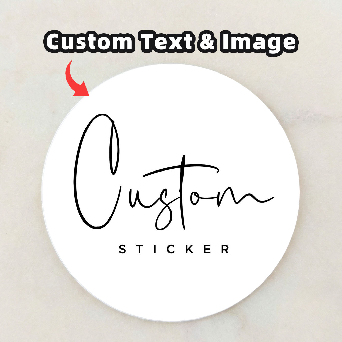 1-100Pcs Custom Waterproof Rou - Personalised Candle Label recensione e prezzo