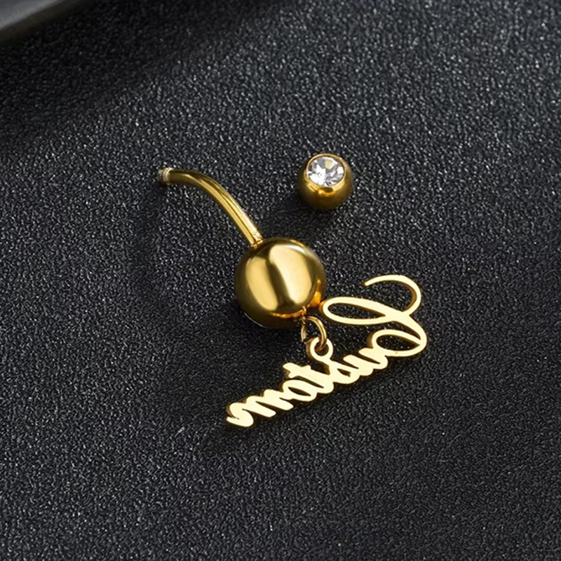 Letdiffery Custom Name Belly B - Initial Ring Custom recensione e prezzo