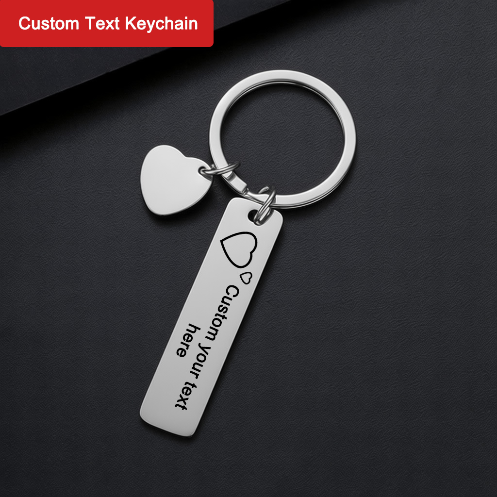 Custom Text Keychain Personali - Initial Ring Custom recensione e prezzo