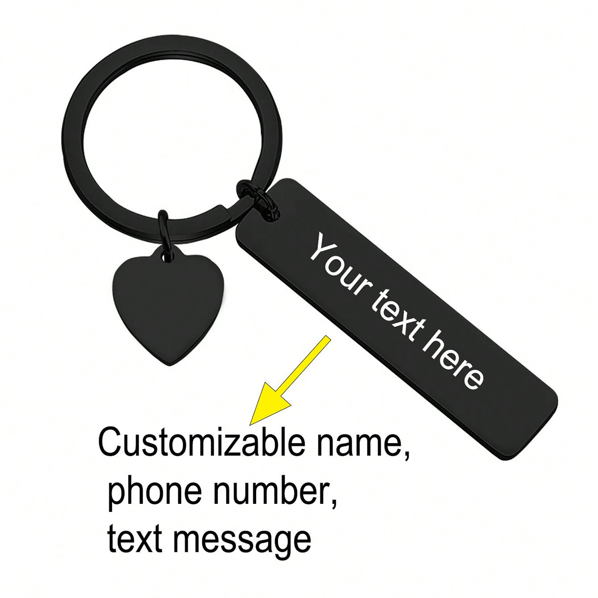 Custom Text Keychain Personali - Initial Ring Custom recensione e prezzo