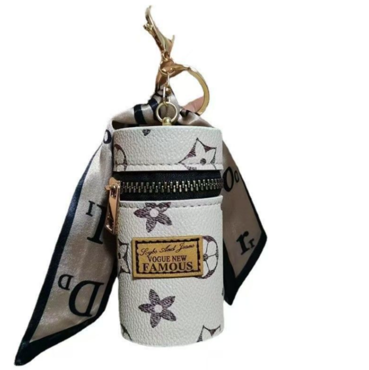 Off-White Floral Monogram Cyli - Monogram Keychain Leather recensione e prezzo