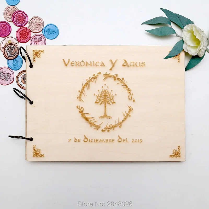Rustic personalized wedding gu - Custom Photo Book recensione e prezzo
