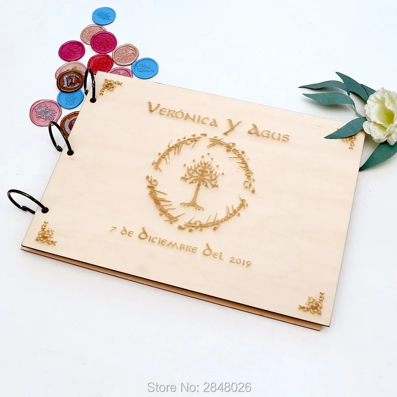 Rustic personalized wedding gu - Custom Photo Book recensione e prezzo