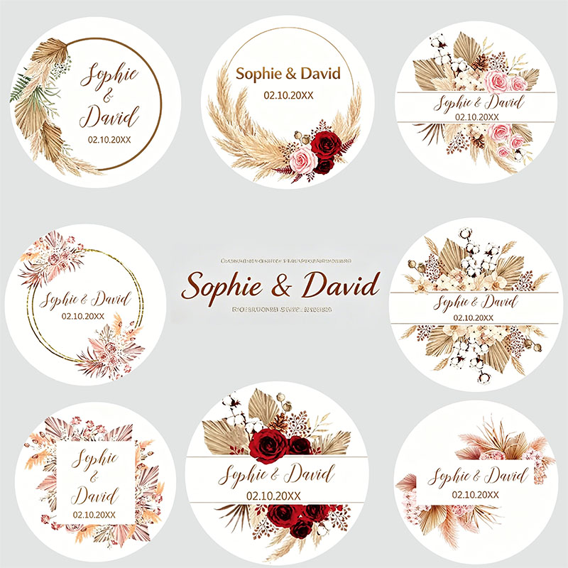 Personalized Boho Dried Pampas - Personalized Name Box recensione e prezzo