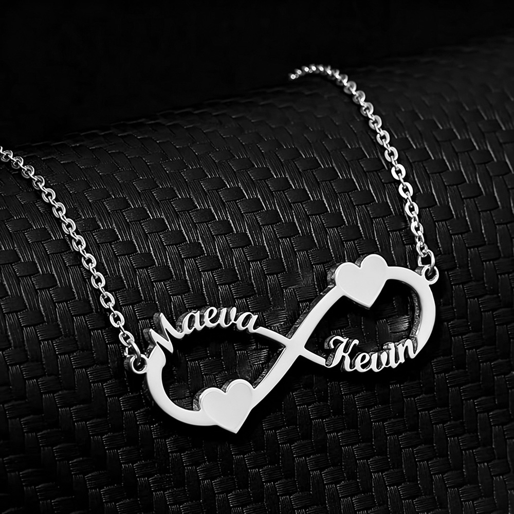 Custom Name Necklace Infinity  - Name Necklace Custom recensione e prezzo