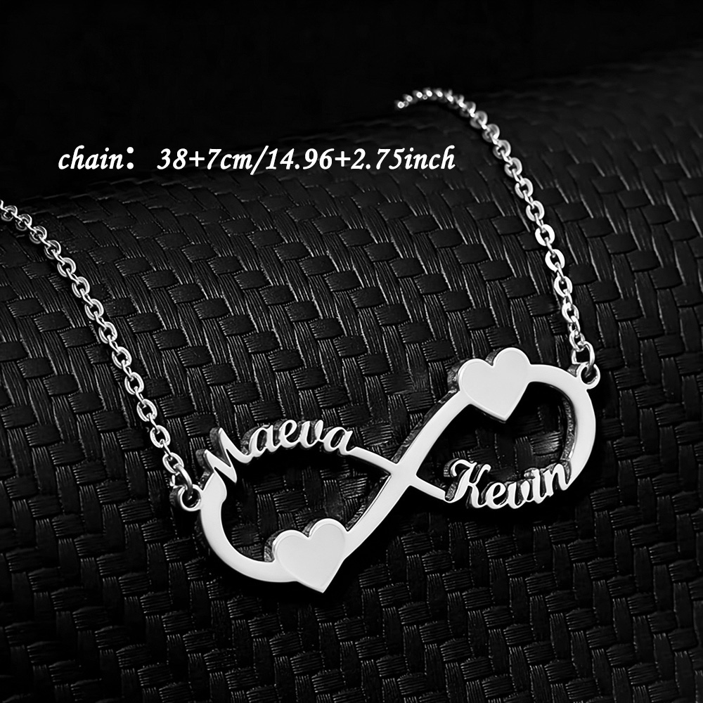Custom Name Necklace Infinity  - Name Necklace Custom recensione e prezzo