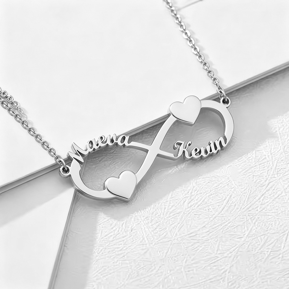 Custom Name Necklace Infinity  - Name Necklace Custom recensione e prezzo