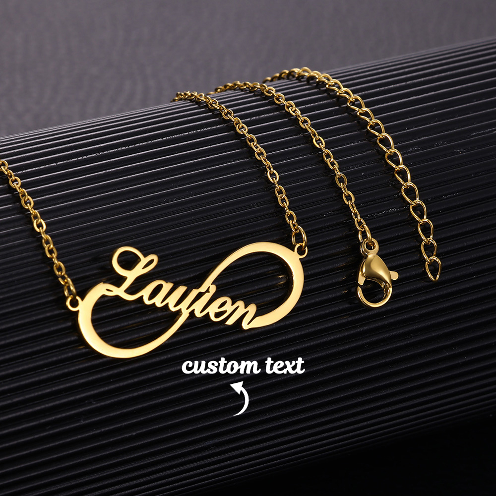 Custom Name Infinity Necklaces - Name Necklace Custom recensione e prezzo