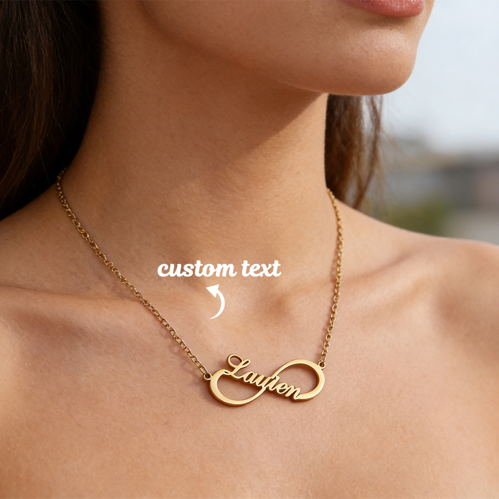 Custom Name Infinity Necklaces - Name Necklace Custom recensione e prezzo