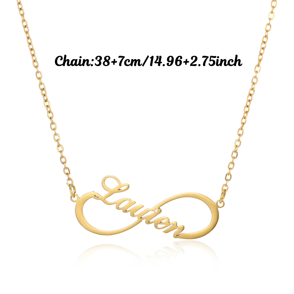 Custom Name Infinity Necklaces - Name Necklace Custom recensione e prezzo