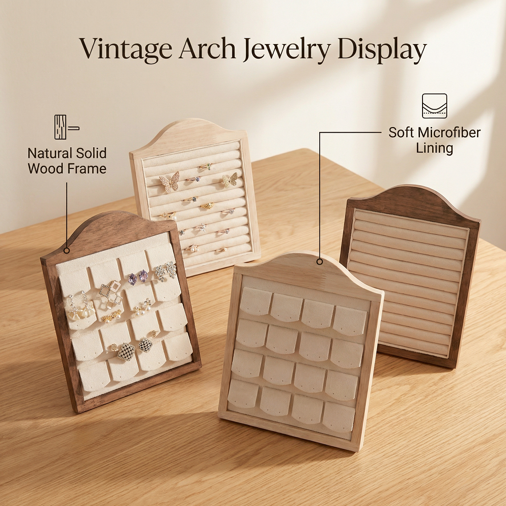 1 Pcs Wood Earrings Ring Photo - Engraved Wood Frame recensione e prezzo