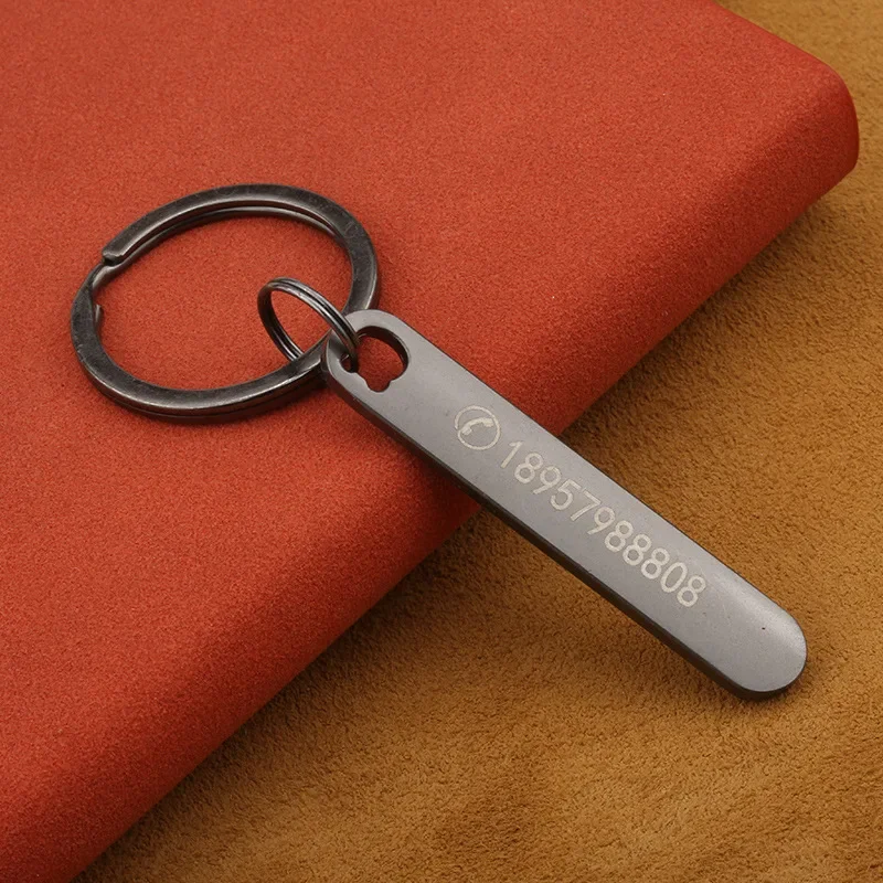 Custom Keychain with Free Engr - Initial Ring Custom recensione e prezzo