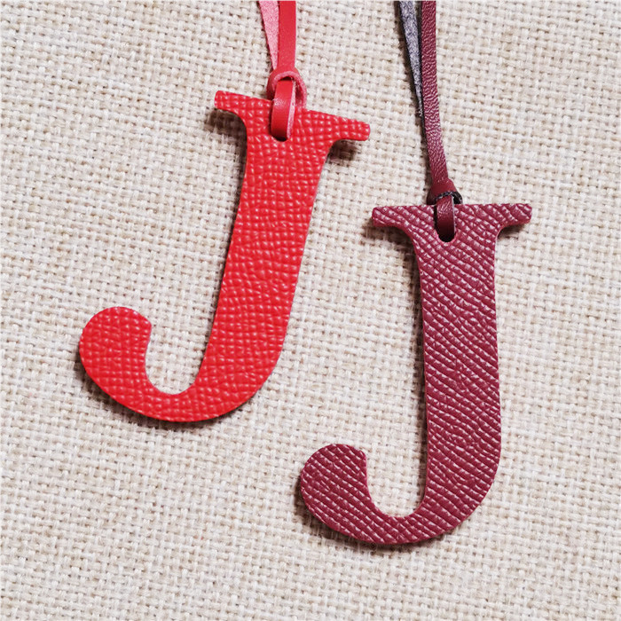 English Letter H I J K L M N A - Monogram Keychain Leather recensione e prezzo
