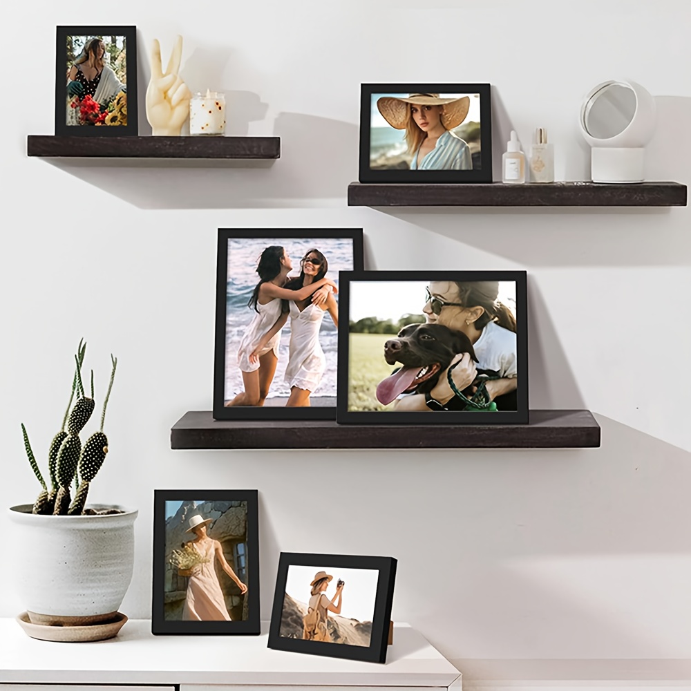 5-Piece Set A4 Black Wooden Ph - Engraved Wood Frame recensione e prezzo