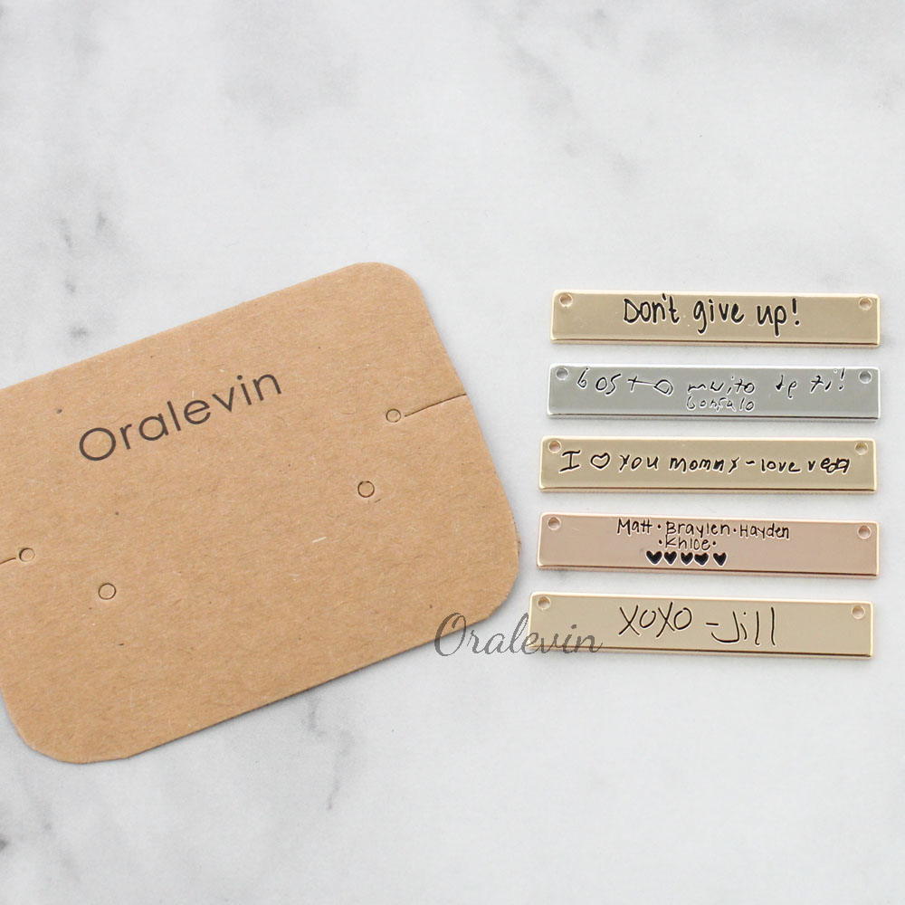 Personalized Custom Actual Han - Handwriting Necklace Bar recensione e prezzo