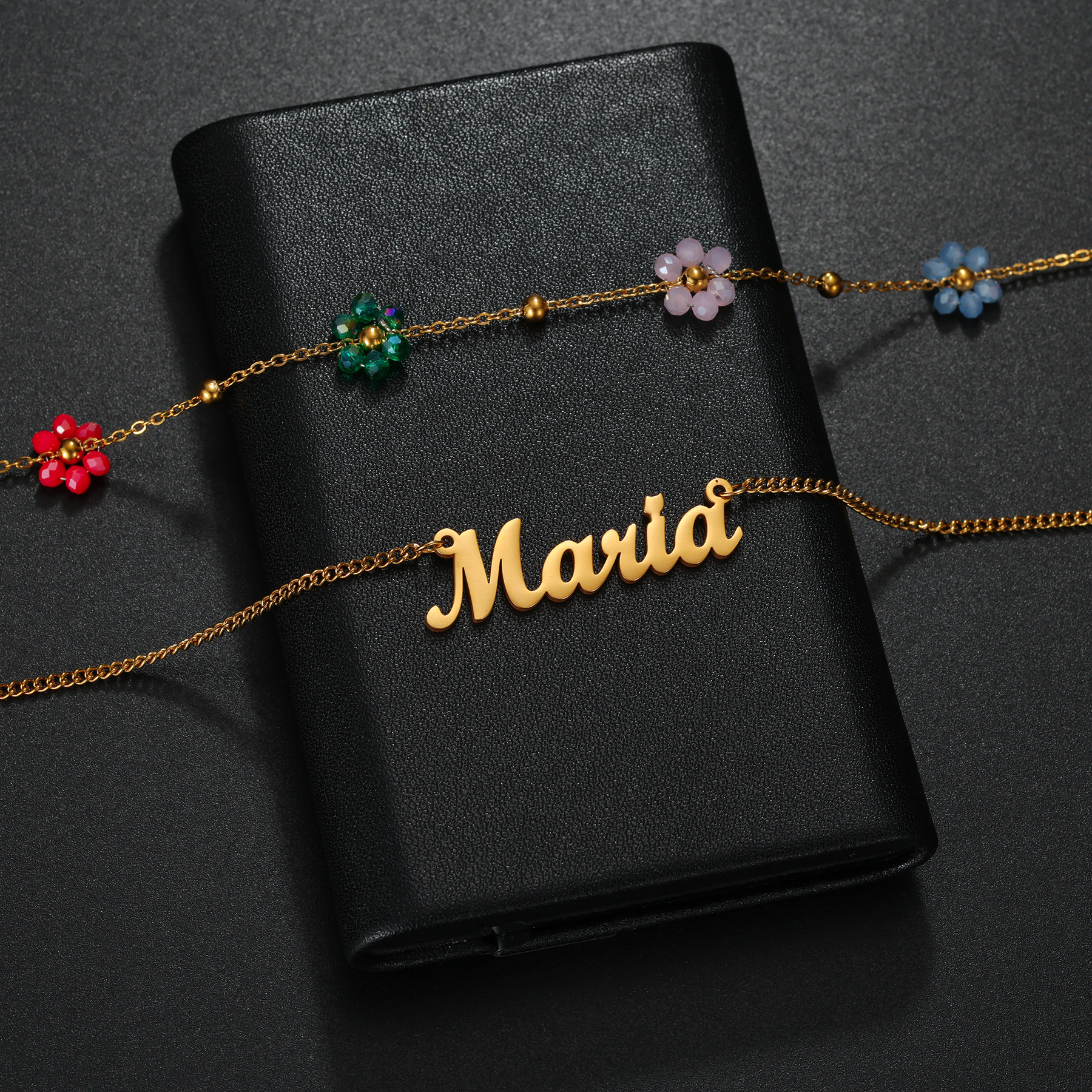 Atoztide Custom Name Jewelry S - Birth Flower Necklace recensione e prezzo