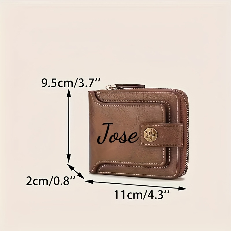 Custom Name Men's Wallet Gift  - Personalized Name Box recensione e prezzo